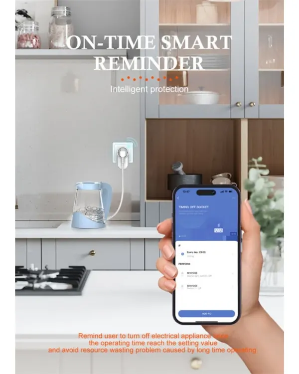 LDNIO SEW1058 WiFi Smart Plug 2500W alternate view 3