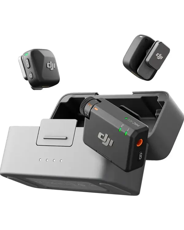 DJI Mic Mini (2 TX + 1 RX + Charging Case) - Compact Wireless Microphone