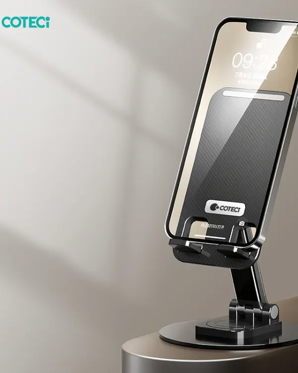COTECi Carbon Steel Stand Portable Flexible Retractable Folding Flat Support Frame Universal Multi-Functional Mobile Phone alternate view 2